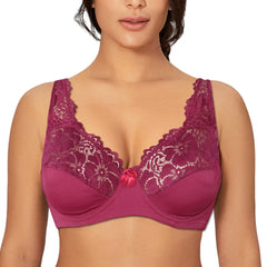 Lace Underwire Bra – Plus Size Unlined Sexy Lingerie for Women