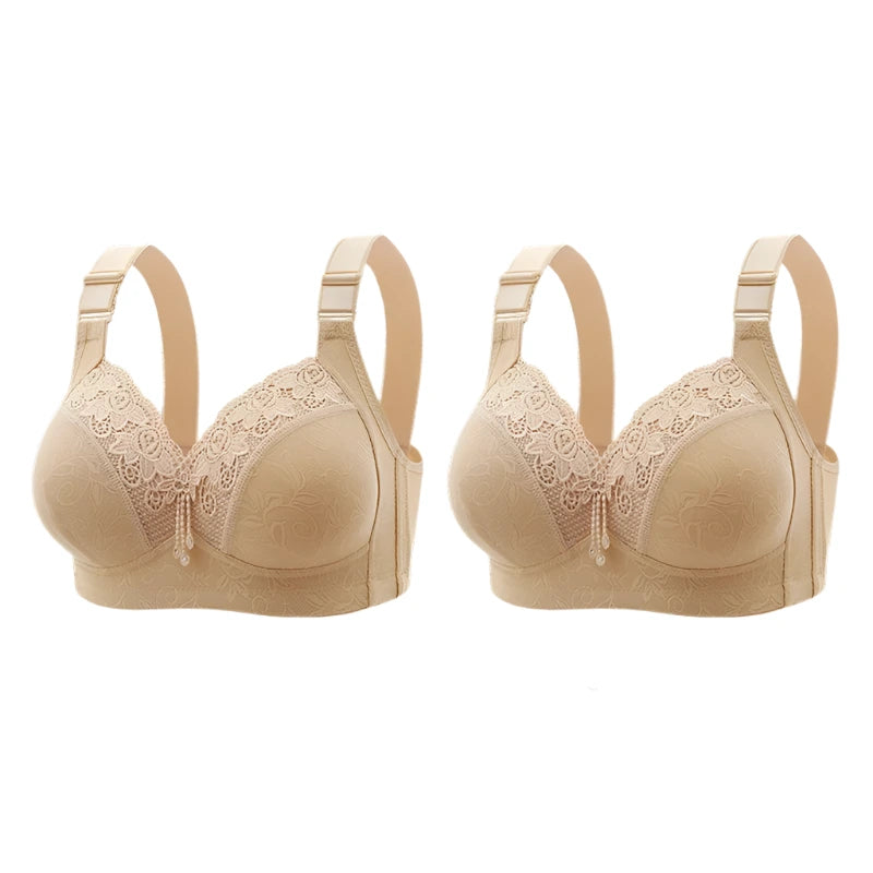 Ultra-Thin Lace Bralette – Deep V Plunge Sexy Lingerie for Women