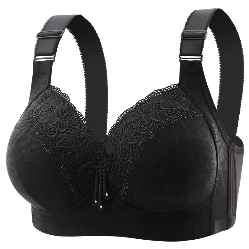 Ultra-Thin Lace Bralette – Deep V Plunge Sexy Lingerie for Women