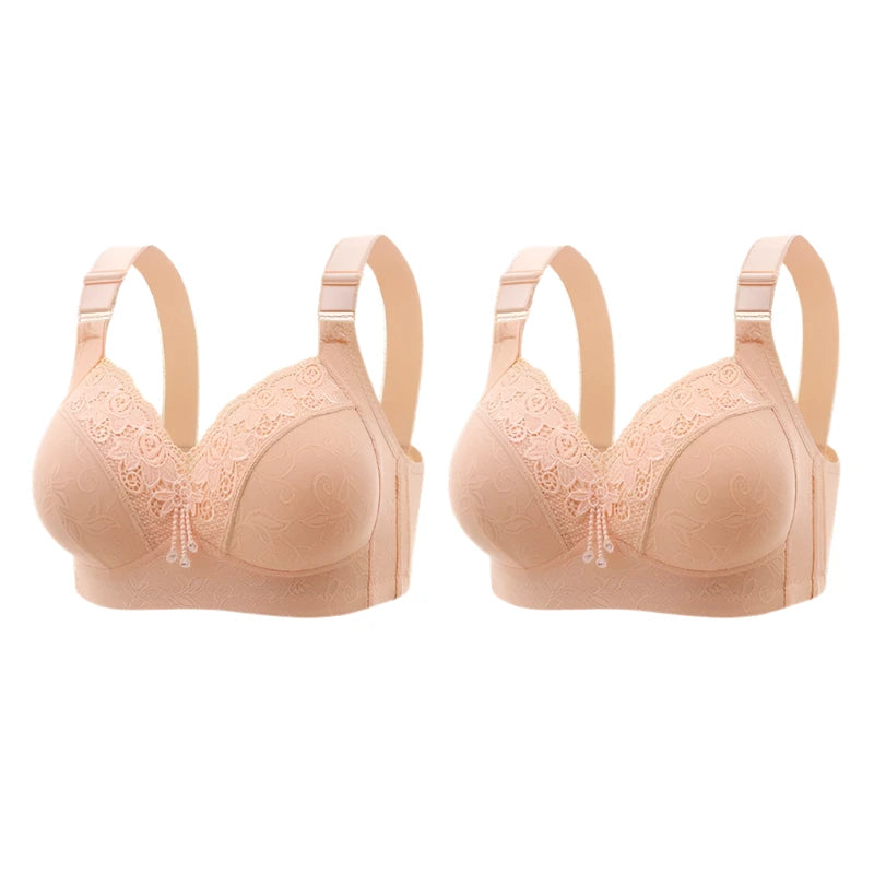 Ultra-Thin Lace Bralette – Deep V Plunge Sexy Lingerie for Women