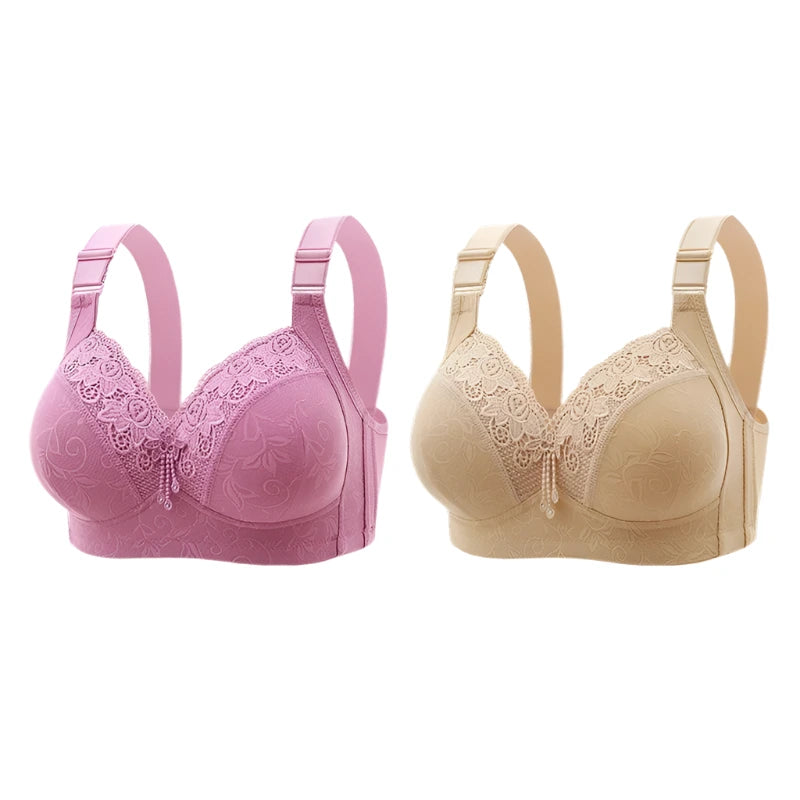 Ultra-Thin Lace Bralette – Deep V Plunge Sexy Lingerie for Women