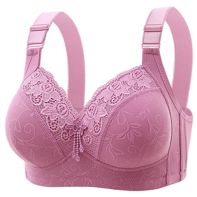 Ultra-Thin Lace Bralette – Deep V Plunge Sexy Lingerie for Women