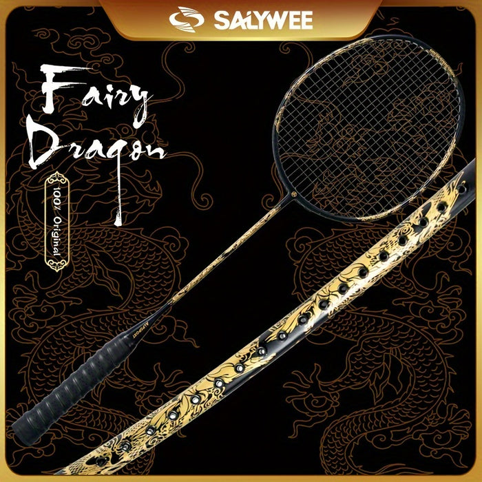 SALYWEE Ultra-Light Carbon Fiber Badminton Racket, 4U Professional Competition Racket, image 2