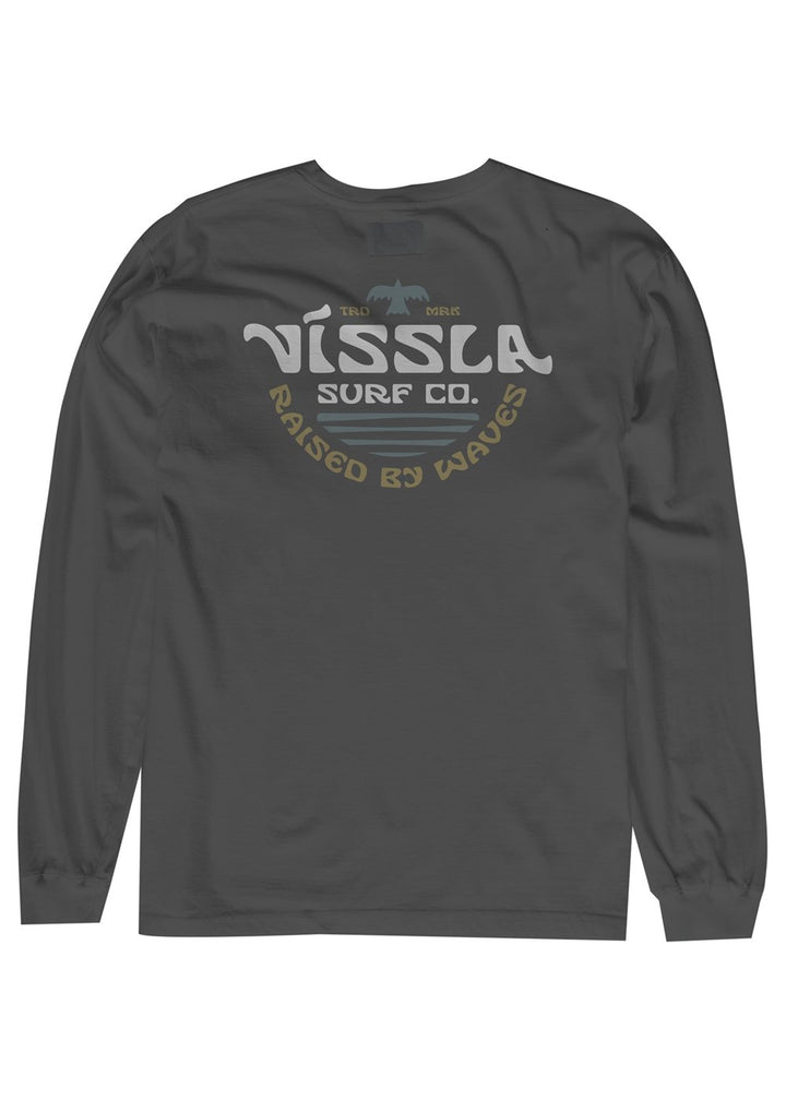 Vissla Men's West Winds Long Sleeve Pocket T-Shirt, 100% Cotton