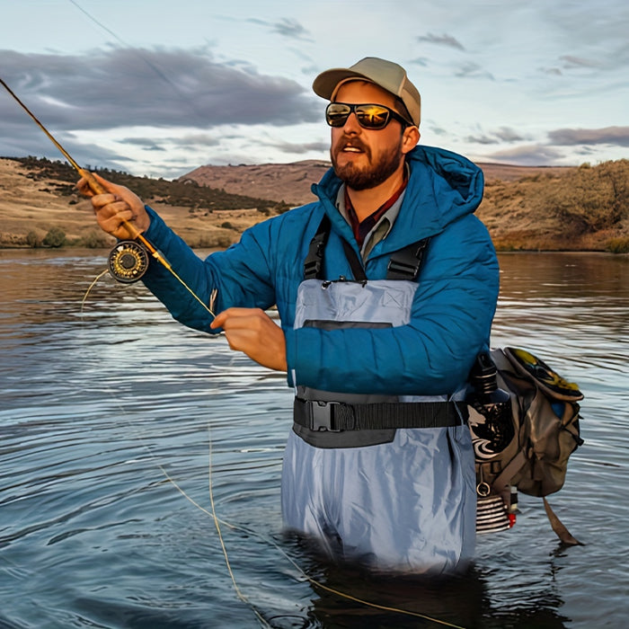 Night Cat Waterproof Fishing Waders, Breathable Chest Waders with Boots, image 2