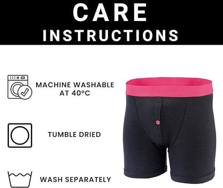 6 Pack Black Cotton Blend Boxer Shorts Men's Breathable Stretch Colorful