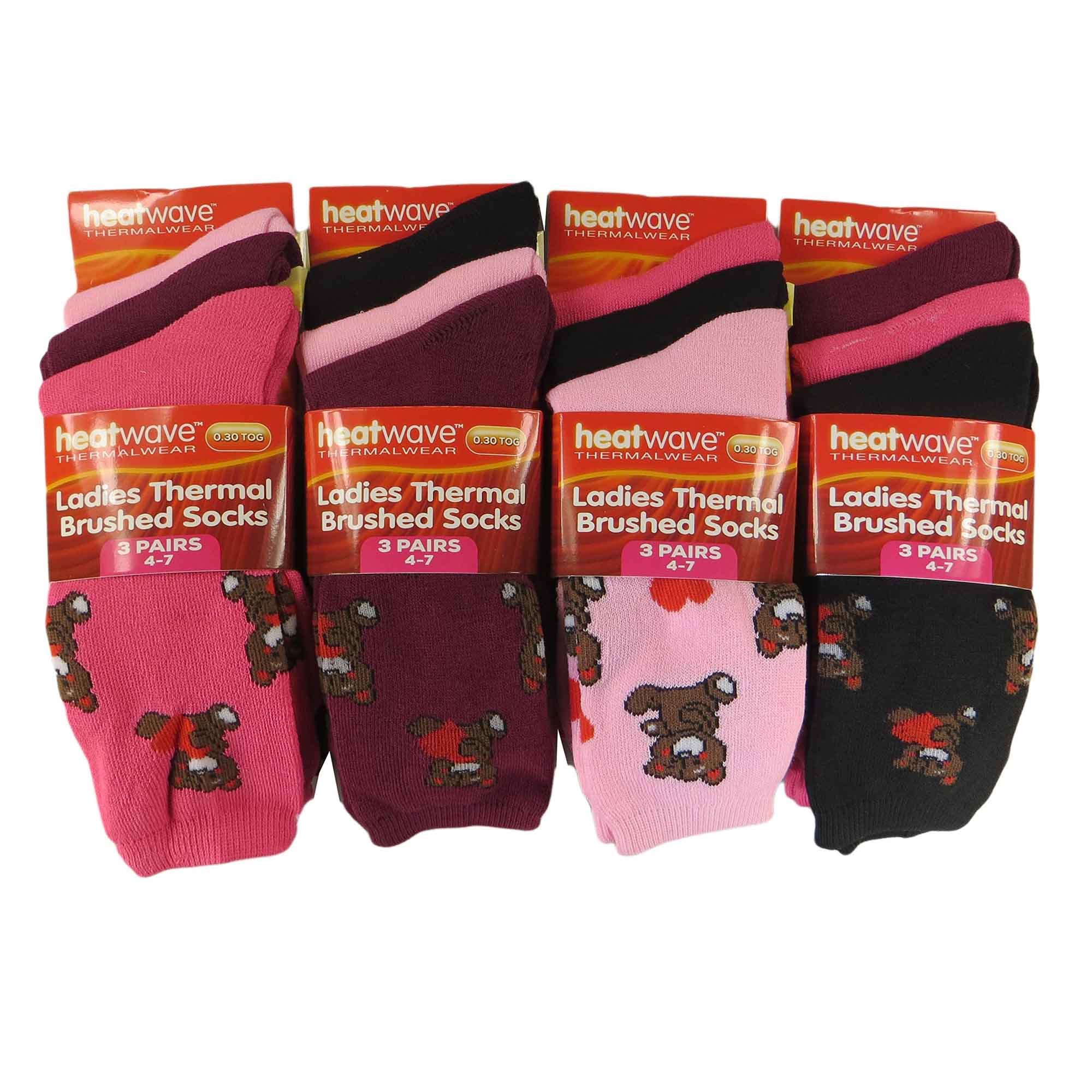 Women's Thermal Socks 12 Pack 2.3 Tog Extra Warm Work Boots Outdoor