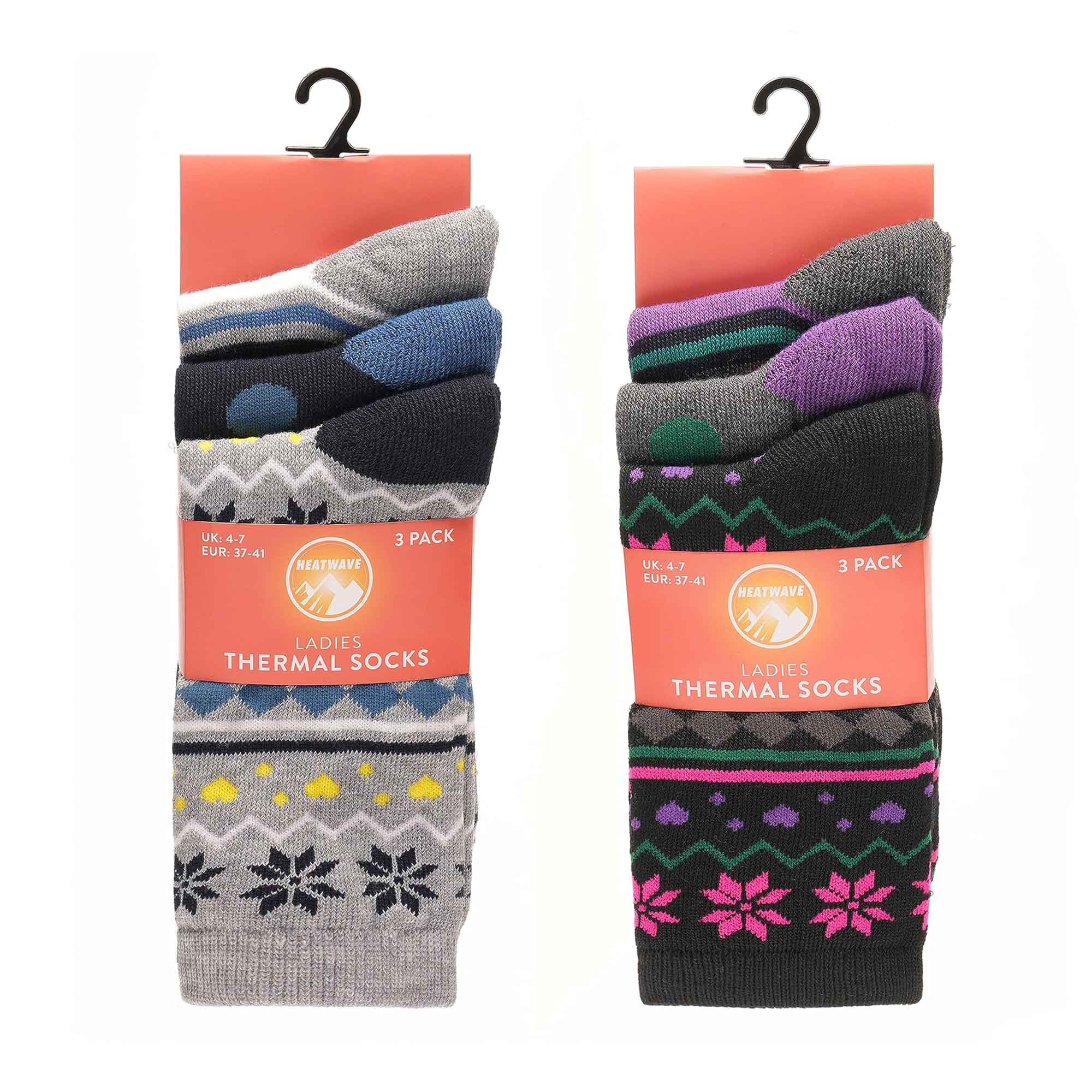 Women's Thermal Socks 12 Pack 2.3 Tog Extra Warm Work Boots Outdoor
