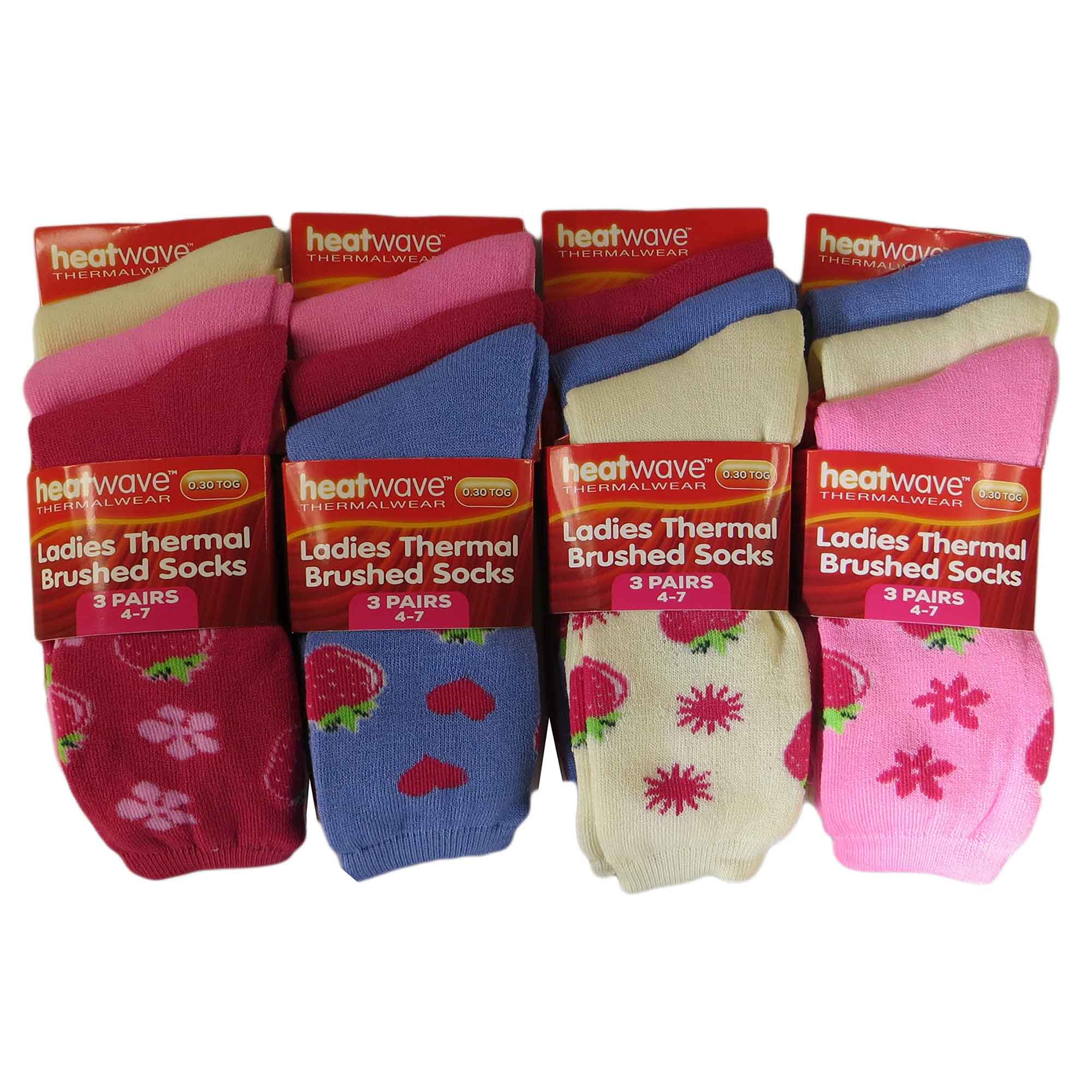 Women's Thermal Socks 12 Pack 2.3 Tog Extra Warm Work Boots Outdoor