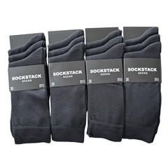 Men's Colourful Heel Toe Black Argyle Diamond Socks