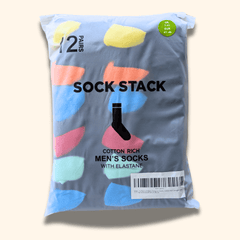 Men's Socks 12 Pairs Cotton Colorful Heel Toe Black Argyle Diamond Easycare