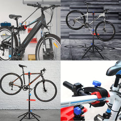 LIFERUN Adjustable Bike Repair Stand – 360° Rotating Clamp & Tool Holder