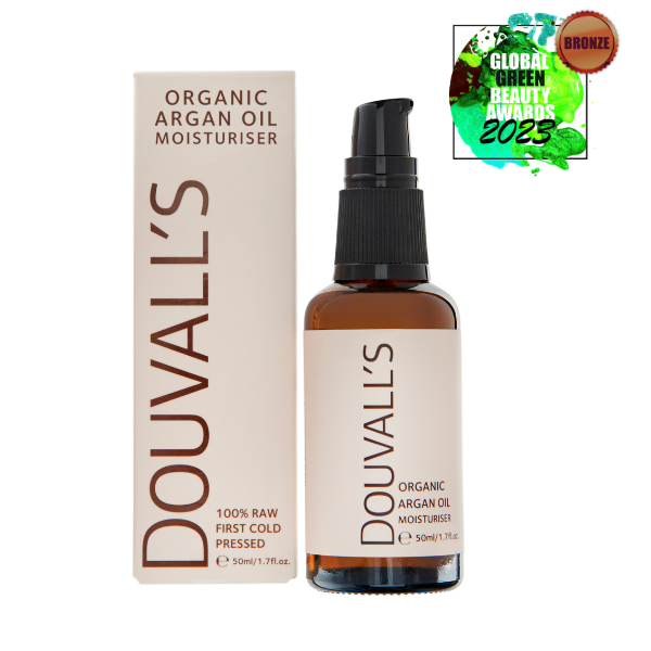 Organic Cold Pressed Argan Oil 50ml Pump – Pure Moroccan Oil for Skin & Hair