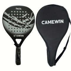 Camewin Carbon Fiber Padel Racket – Soft EVA Face & Paddle Bag