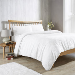 Olivia Rocco Teddy Fleece Duvet Cover Set, Single to Super King