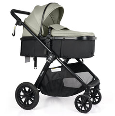 Cruise 3-in-1 Travel System with ISOFIX Base – Pebble Sage, Birth to 4 Years