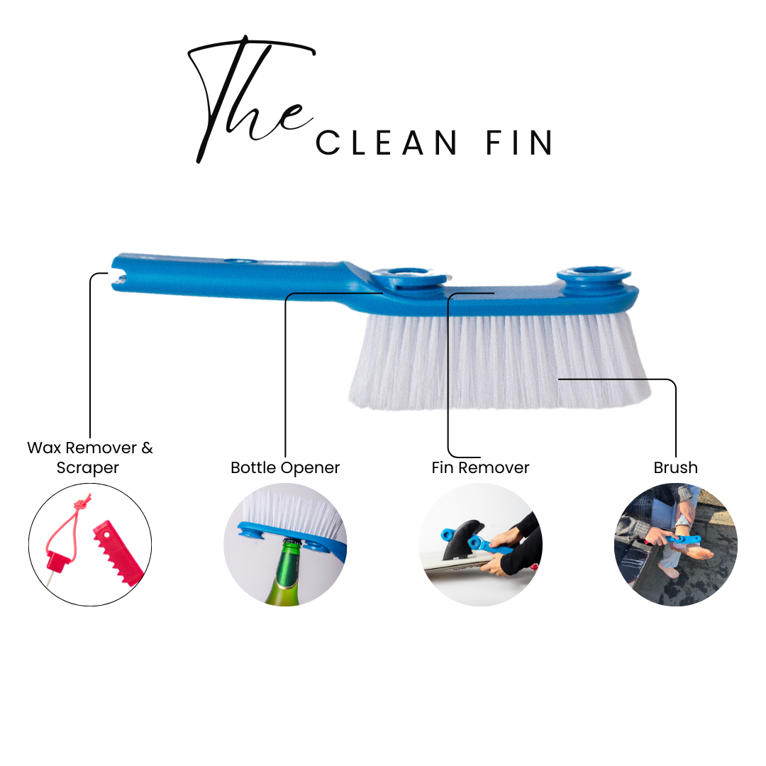 Living in Sunshine Clean Fin Surf Multi-Tool, Fin Key and Wax Comb