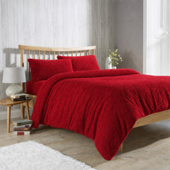 Olivia Rocco Teddy Fleece Duvet Cover Set, Single to Super King