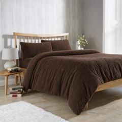 Olivia Rocco Teddy Fleece Duvet Cover Set, Single to Super King