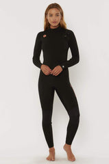 Sisstrevolution Women's 7 Seas 4/3mm Chest Zip Wetsuit, Full Suit