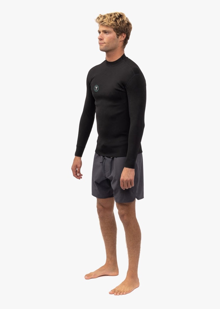 Vissla Men's 7 Seas 1mm Long Sleeve Wetsuit Jacket, Back Zip