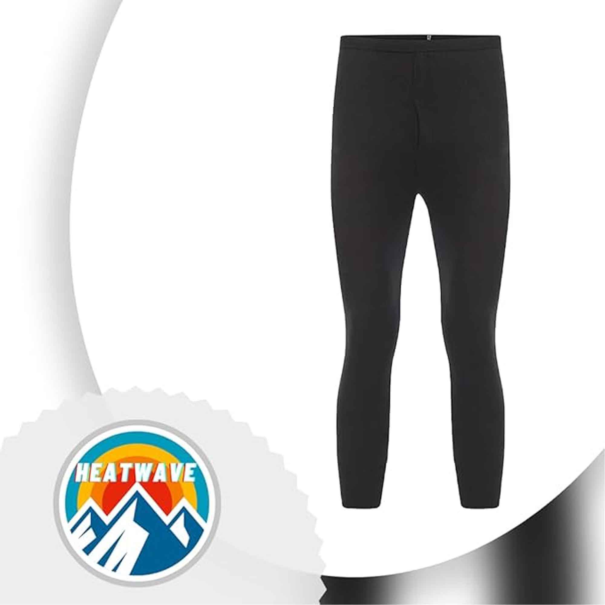 Boys' Long Johns 2 Pack Black Baselayer For School Camping And Skiing