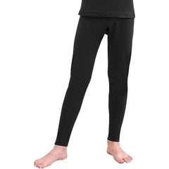 Boys' Long Johns 2 Pack Black Baselayer For School Camping And Skiing