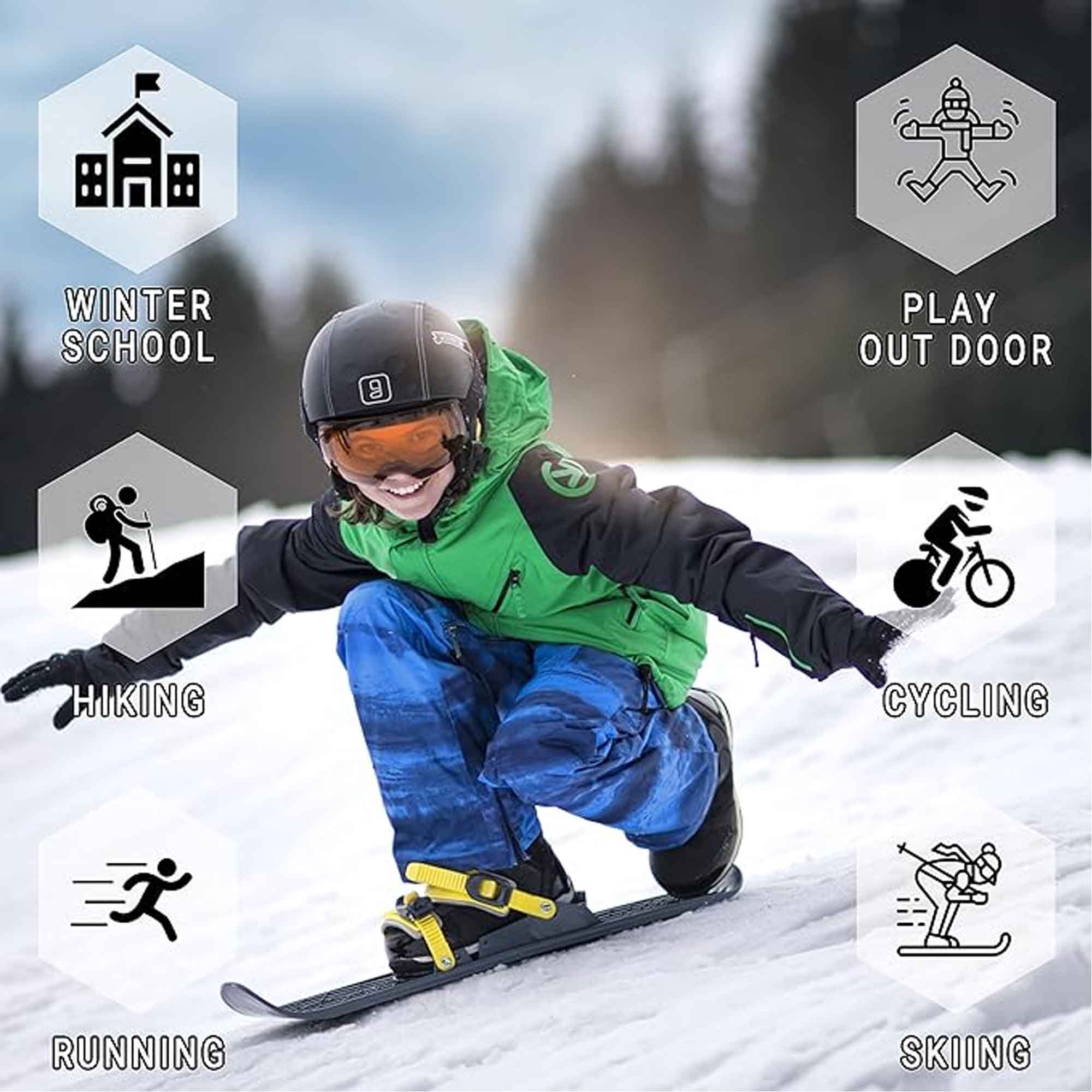 Boys' Long Johns 2 Pack Black Baselayer For School Camping And Skiing