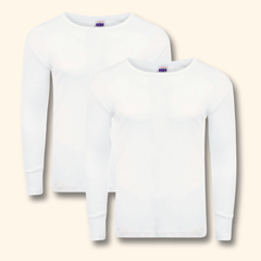 Men's Thermal Long Sleeve Top 2 Pack – Brushed Base Layer, S–XXL