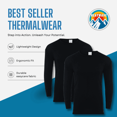 Men's Long Johns 2 Pack – 0.45 Tog Thermal Base Layer, S–XXL