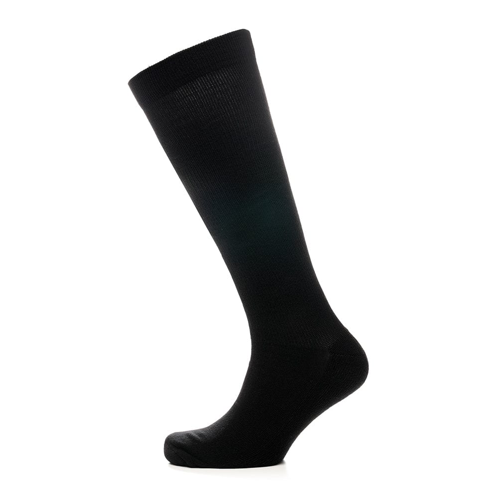 Travel Compression Socks 2 Pairs Unisex Knee-High Black Breathable Flight