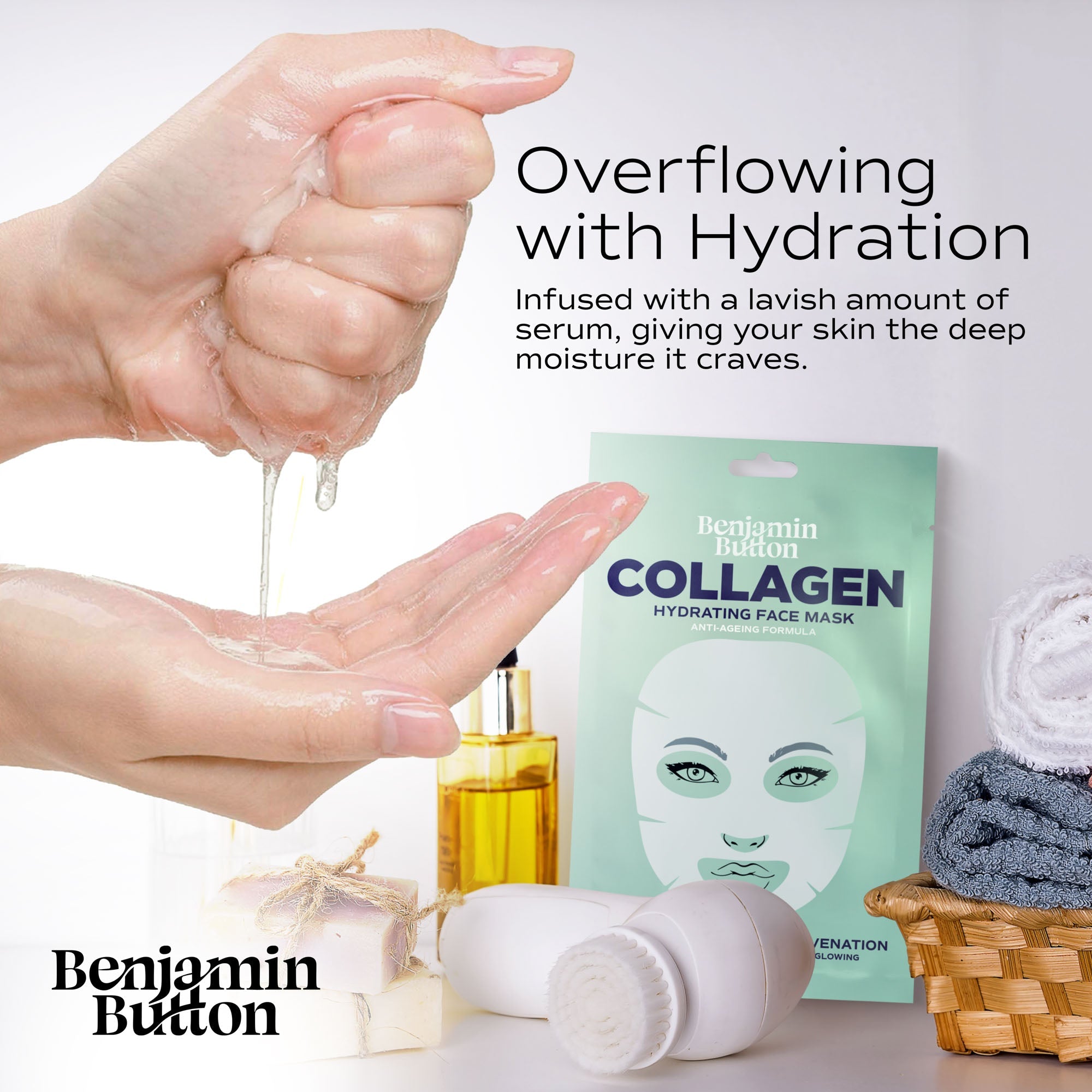 Collagen Hydrating Face Mask – Single Sheet Mask