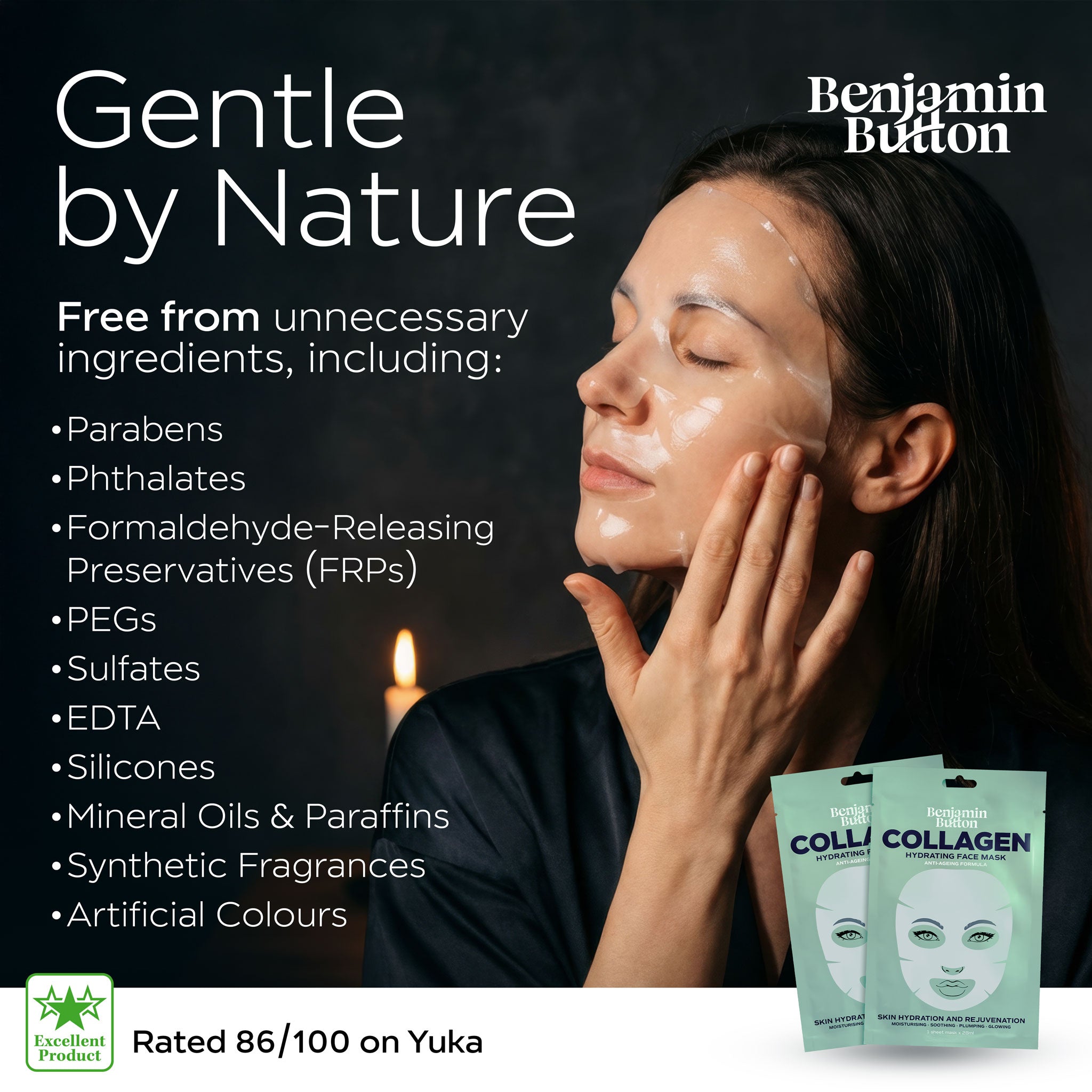 Collagen Hydrating Face Mask – Single Sheet Mask