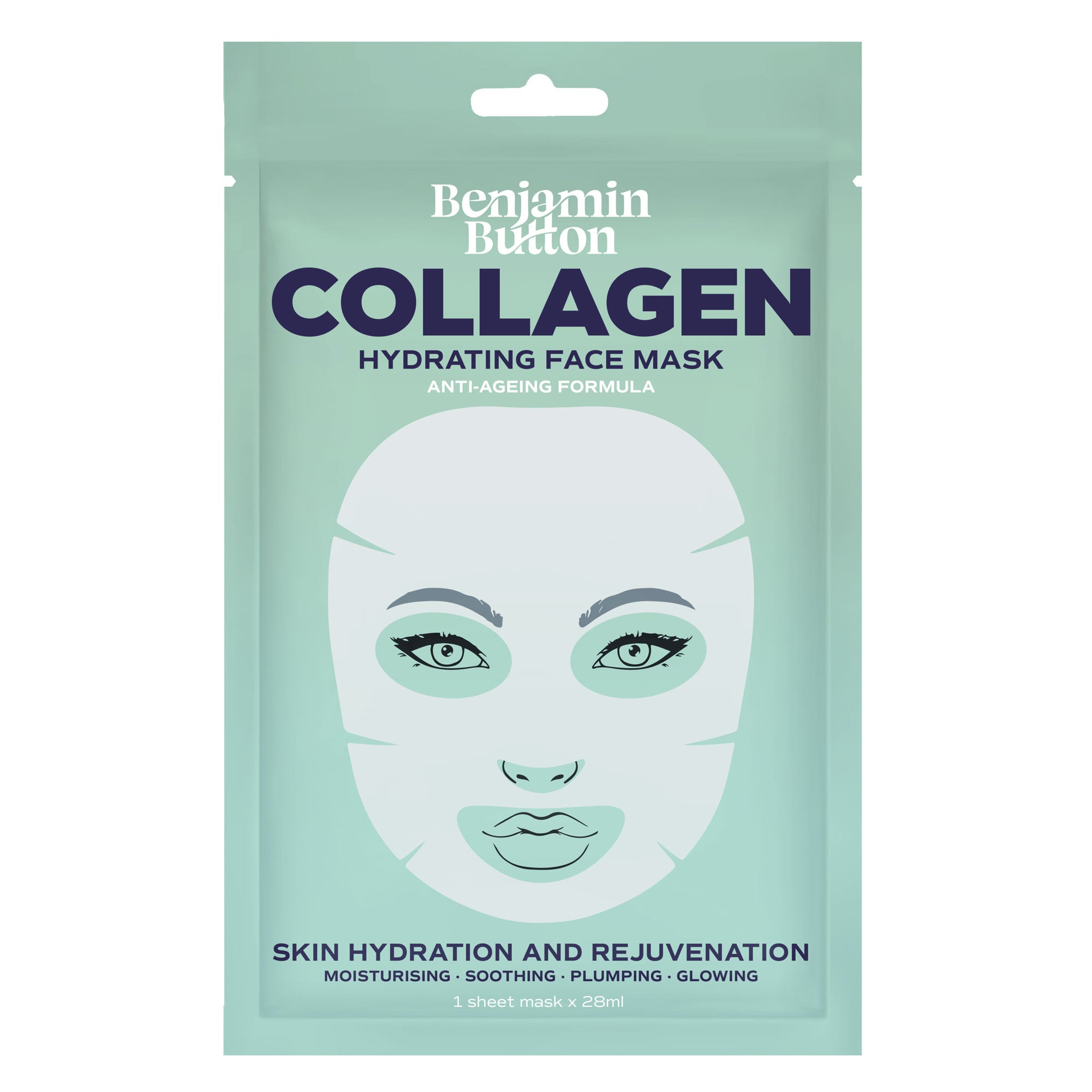 Collagen Hydrating Face Mask – Single Sheet Mask
