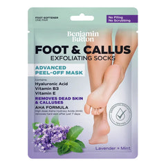 Exfoliating Foot Peel Mask – AHA Foot Peeling Socks – Single Pair