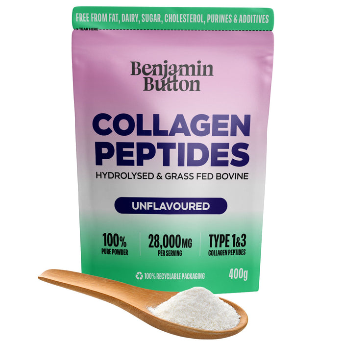 Benjamin Button Bovine Collagen Peptides Powder, 400g, Unflavoured