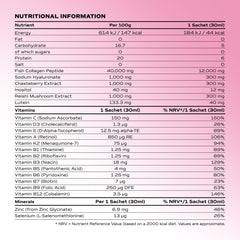 Benjamin Button 12,000mg Marine Collagen Drink – Strawberry – 14 Liquid Sachets