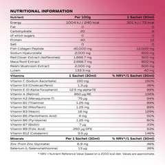 Benjamin Button 12,000mg Marine Collagen Drink – Passionfruit – 14 Liquid Sachets