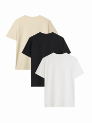 3-Pack Teen Girls' City Graphic T-Shirts – Trendy & Casual