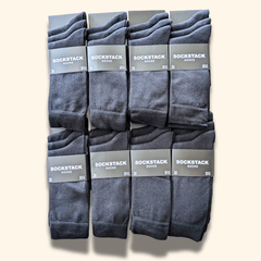 24 Pairs Men's Cotton Colourful Heel Toe Black Argyle Diamond Easycare