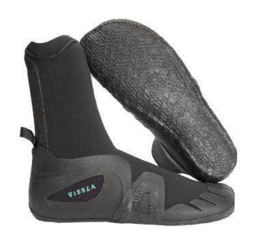 Vissla 7 Seas 5mm Wetsuit Boots, Round Toe