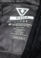 Vissla Men's Pacific Packable Eco Puffer Jacket, Recycled Nylon