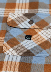 Vissla Men's Eco-Zy Polar Flannel Shirt, Recycled Polyester