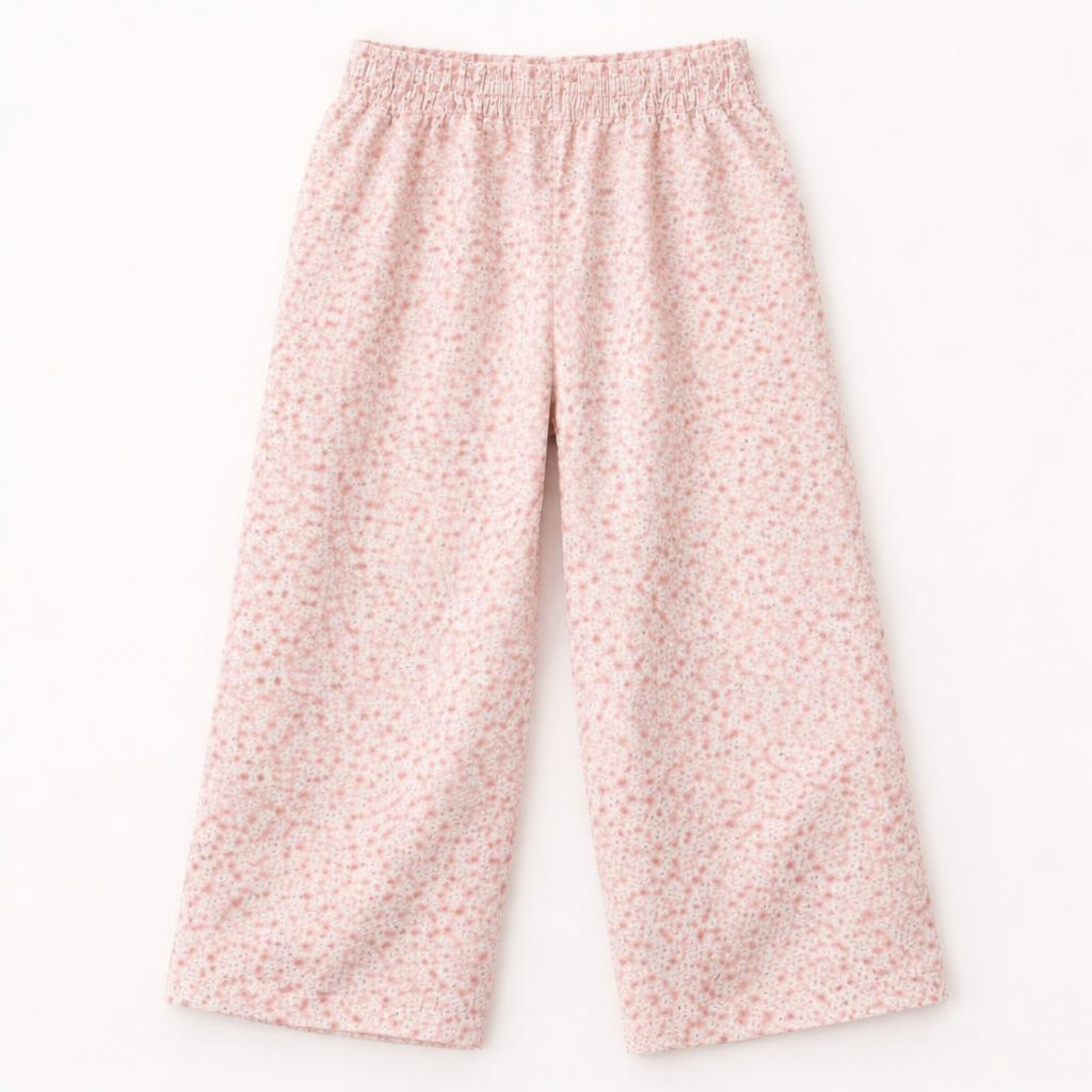 White Daisy Girls' Rocket Pocket Floral Trousers, Gingham Pockets