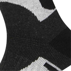 Men's Wool Hiking Socks 3 Pack Reinforced Heel Toe Cushioned Arch Support