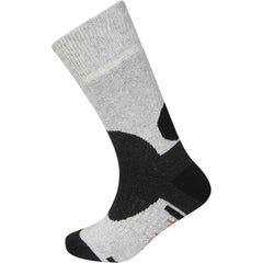 Men's Wool Hiking Socks 3 Pack Reinforced Heel Toe Cushioned Arch Support
