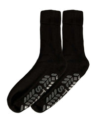 Men's Thermal Slipper Socks Non Slip Thick Fleece 3 Pairs UK Size 6-11