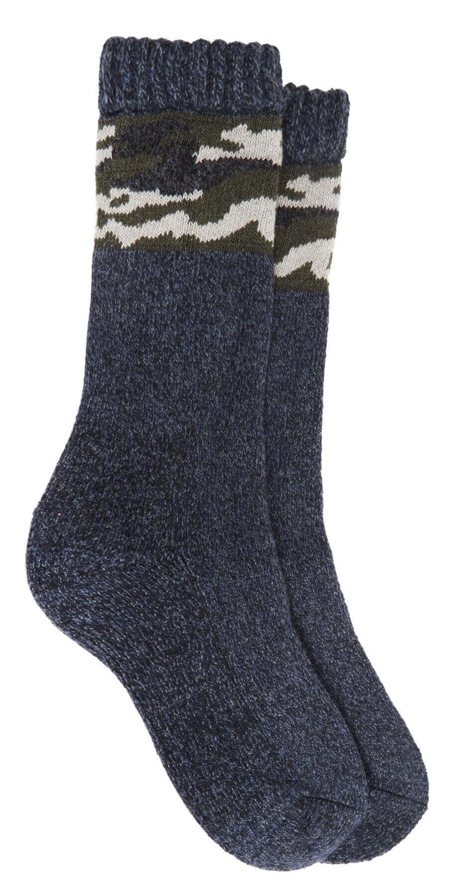 Men's Merino Wool Thermal Hiking Boot Socks 3 Pairs Reinforced Heel And Toe