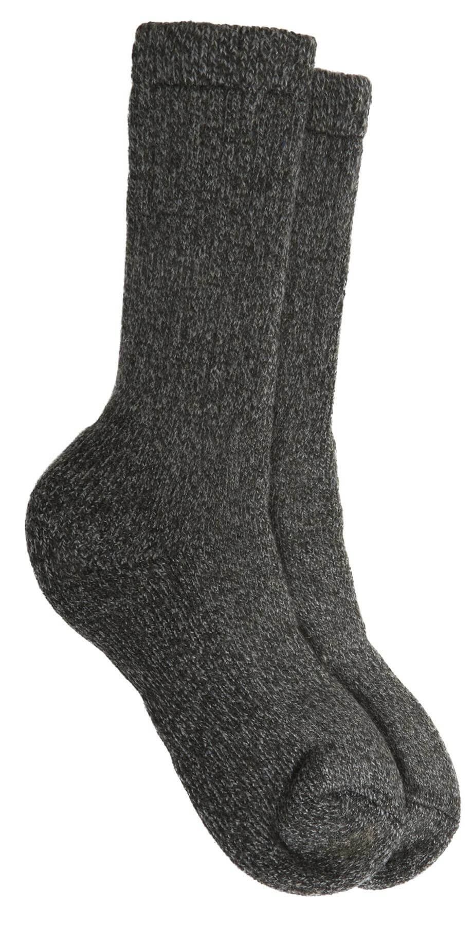 Men's Merino Wool Thermal Hiking Boot Socks 3 Pairs Reinforced Heel And Toe