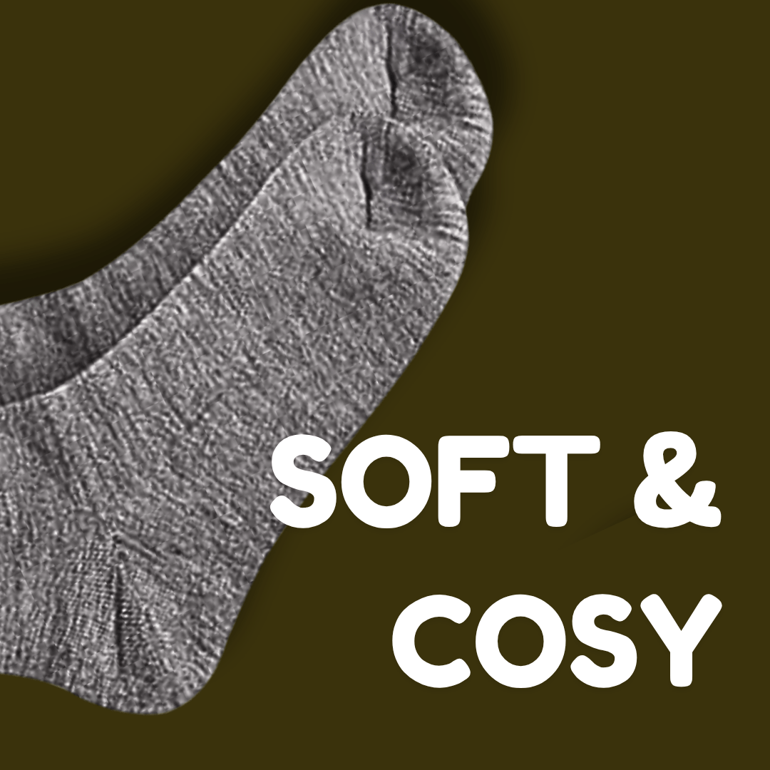 Men's Thermal Fluffy Bed Socks 6 Pairs Ultra Soft Insulated Warm Lounging